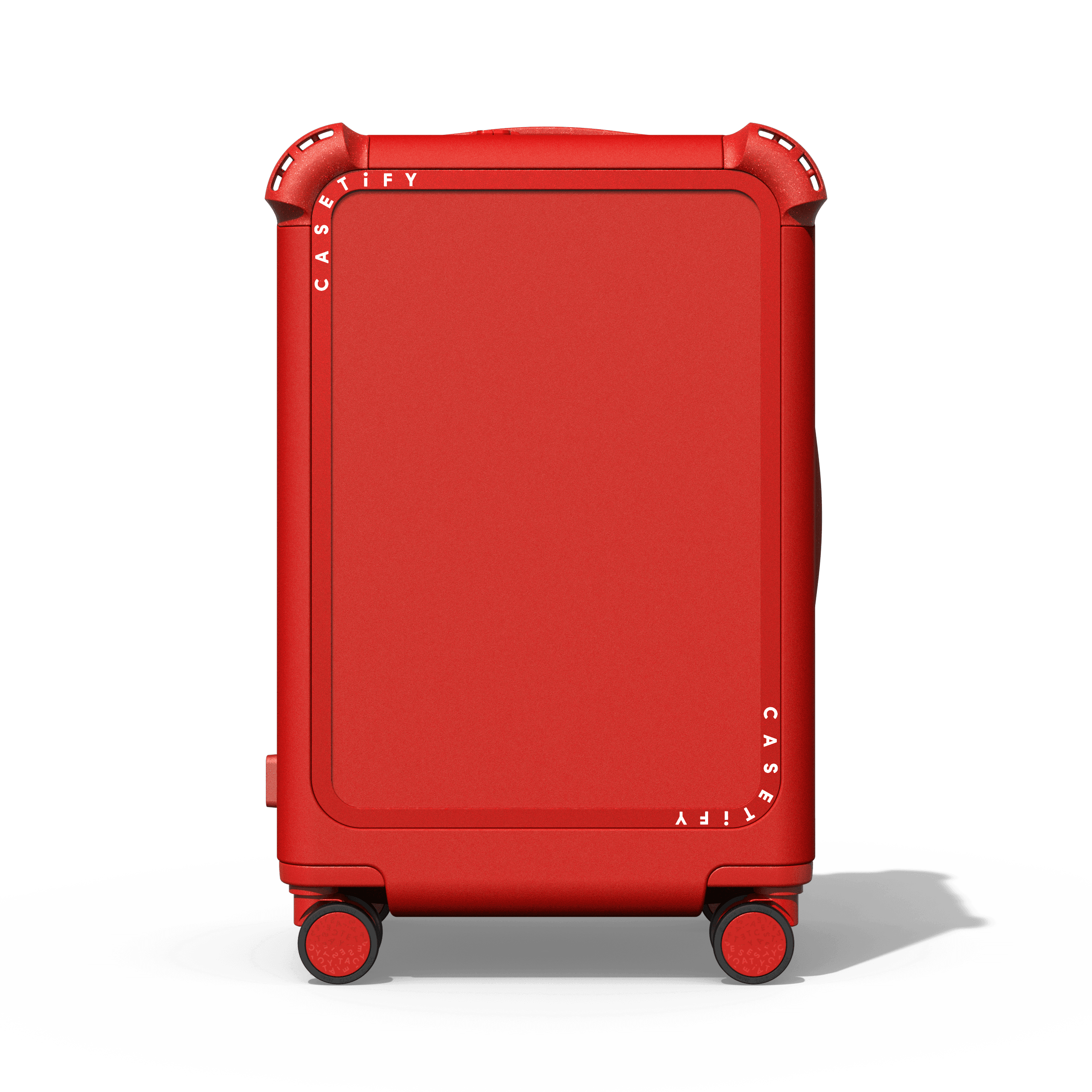 Bounce Suit21" Carry-On Suitcase Case - SMILE (RED) CARRY-ON SUITCASE