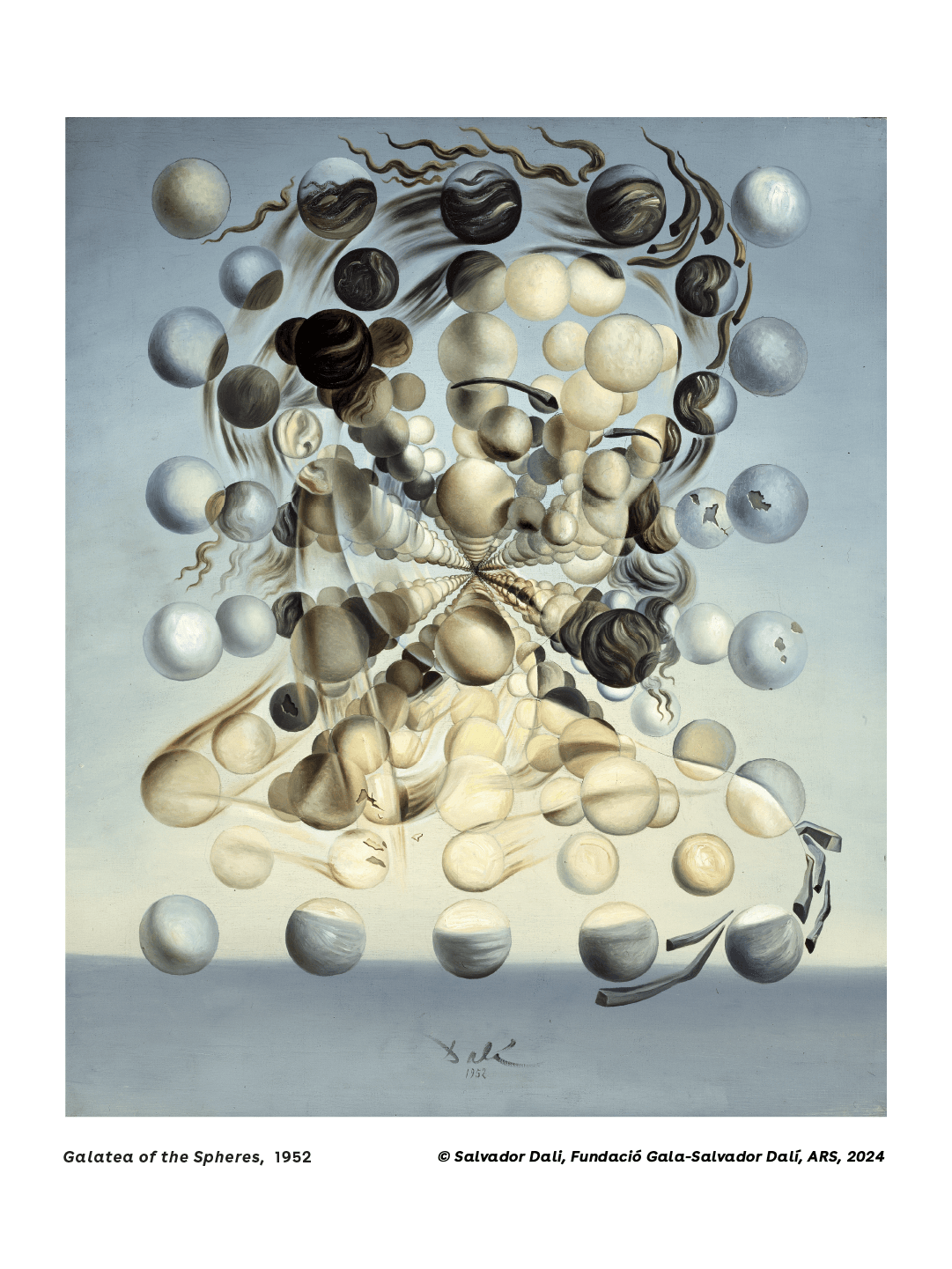 Galatea of the Spheres, 1952